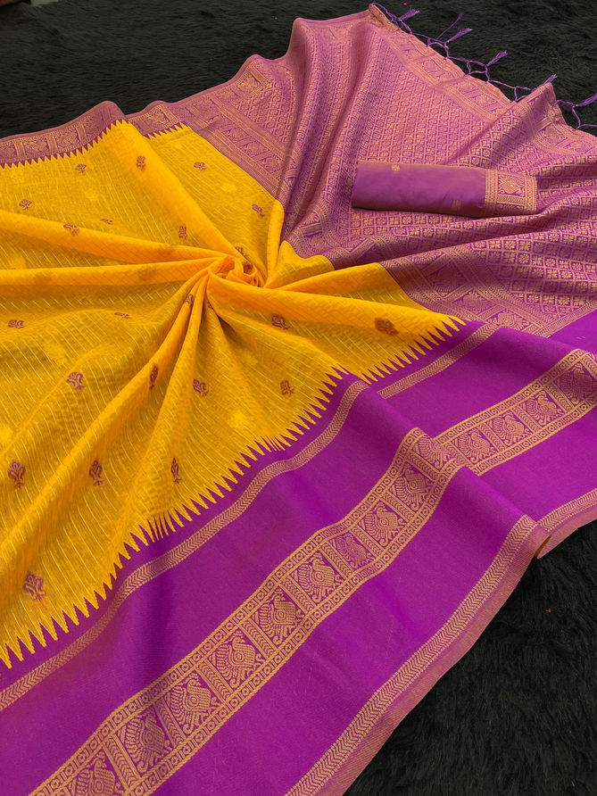 The kalyani Cottan 2 By Psw Cotton Silk Designer Sarees Exporters In India